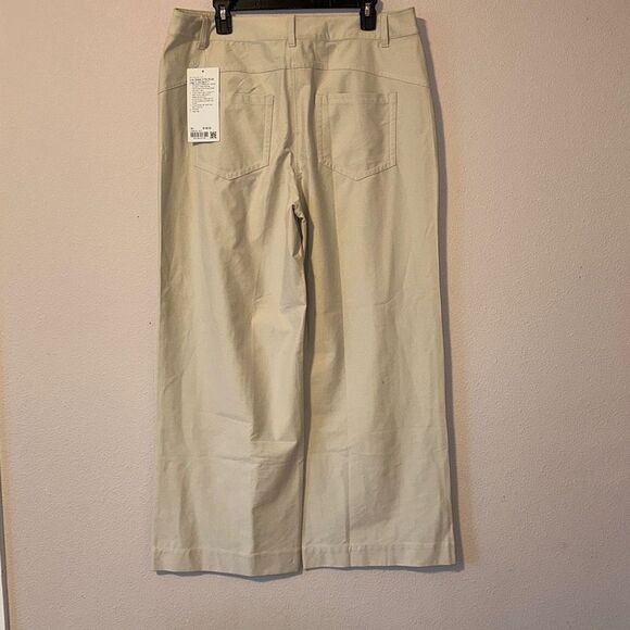Lululemon City Sleek 5 Pocket Wide-Leg High-Rise Pant *Light Utilitech in Natura - Picture 3 of 8